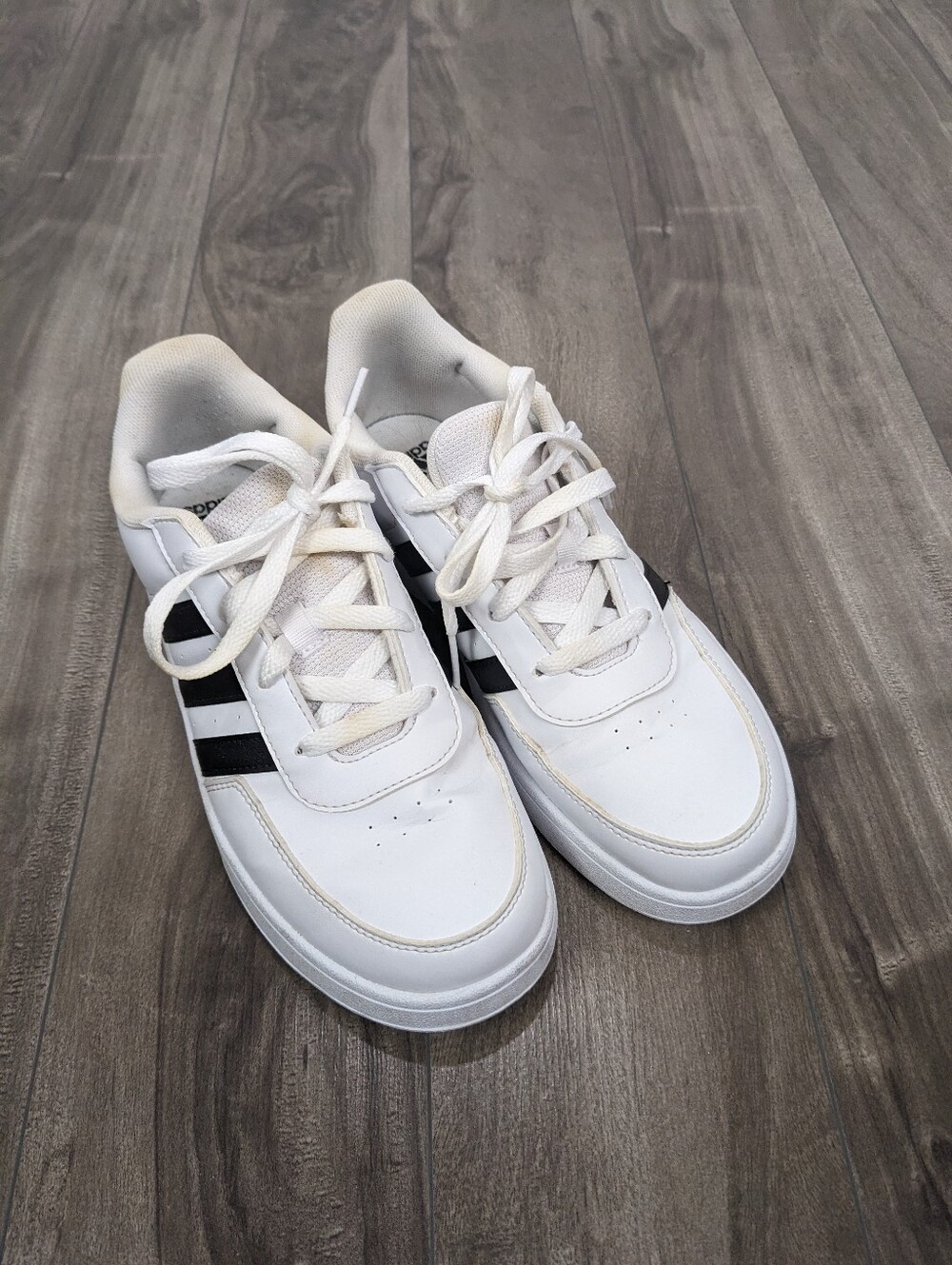 adidas - Kids' Breaknet 2.0 Lifestyle Court Lace Shoes HP8956 Size 6